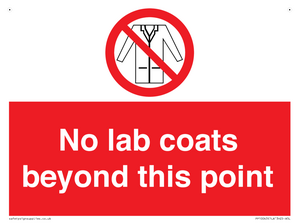 No lab coats beyond this point